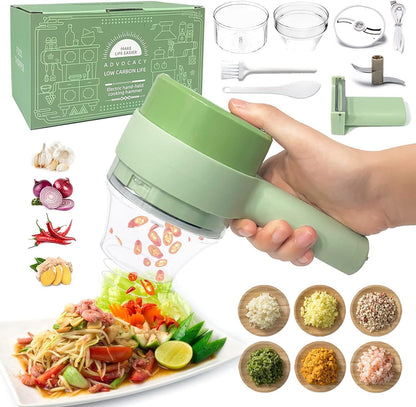 Wireless Mini Electric Chopper – USB Rechargeable Food Processor