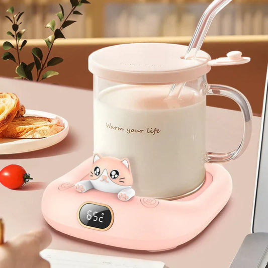Cute Pet Constant Temperature Cup Warming Holder Winter Gadgets